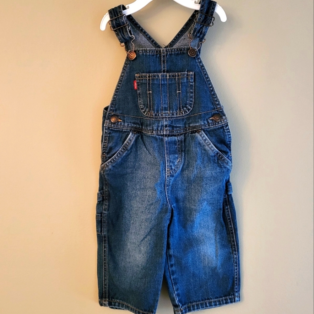 Levi's painter style denim overalls